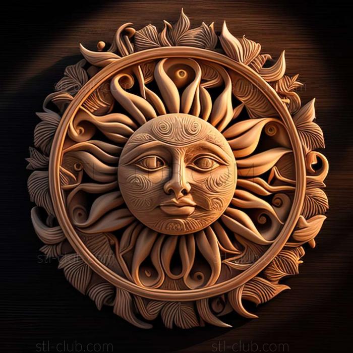 3D model sun (STL)